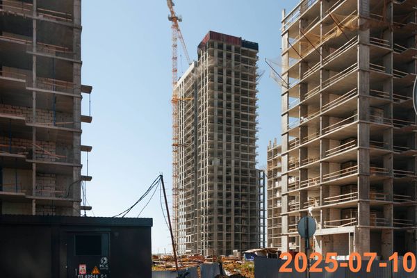 Ход строительства ЖК «Зелёный парк» за Июль 2025 г., фото №4