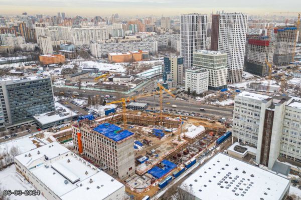 Ход строительства ЖК «Обручева 30» за Март 2024 г., фото №4