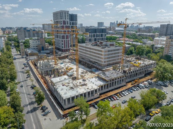 Ход строительства ЖК «Петровский парк II» за Июль 2023 г., фото №2