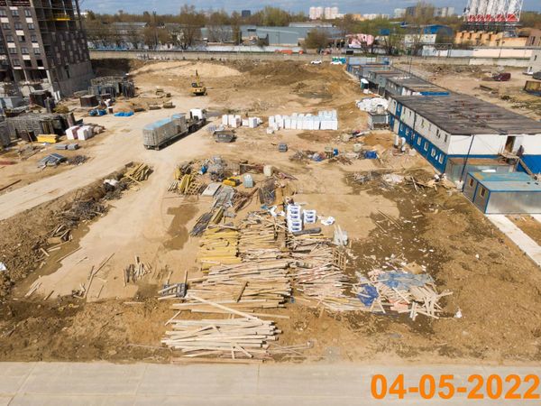 Ход строительства ЖК «Кавказский бульвар 51» за Май 2022 г., фото №5