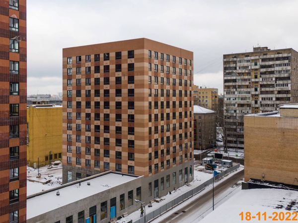 Ход строительства ЖК «Большая Академическая 85» за Ноябрь 2022 г., фото №2