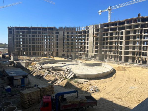 Ход строительства ЖК «Гостиничный комплекс Лучи» за Сентябрь 2025 г., фото №5