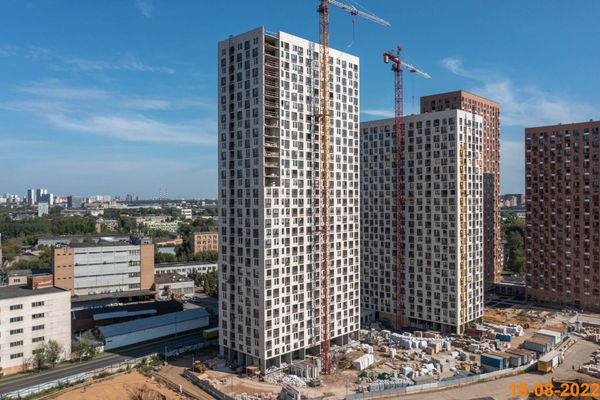 Ход строительства ЖК «Перовское 2» за Август 2022 г., фото №3