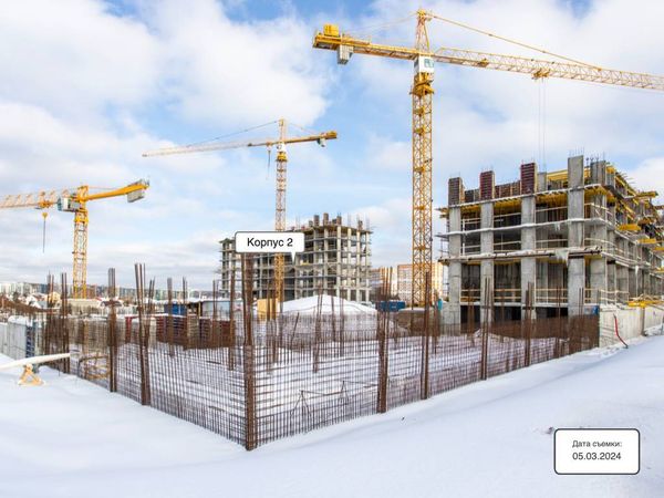Ход строительства ЖК «Квартал Марьино» за Март 2024 г., фото №3