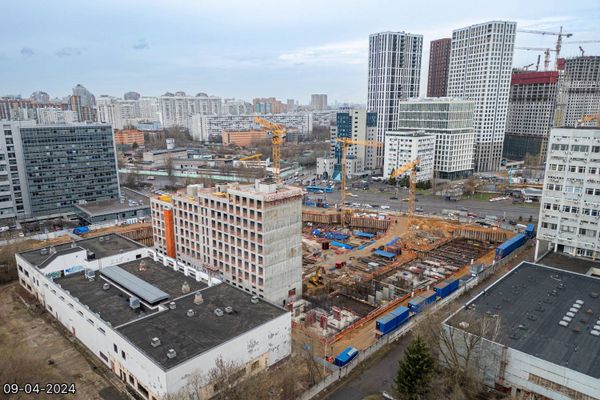 Ход строительства ЖК «Обручева 30» за Апрель 2024 г., фото №2