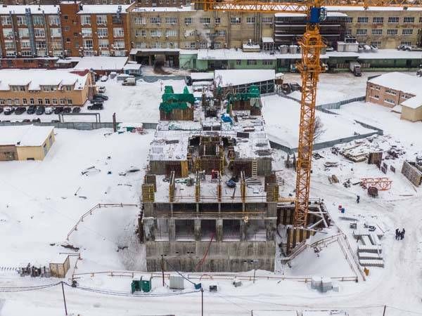 Ход строительства ЖК «Руставели 14» за Февраль 2021 г., фото №4