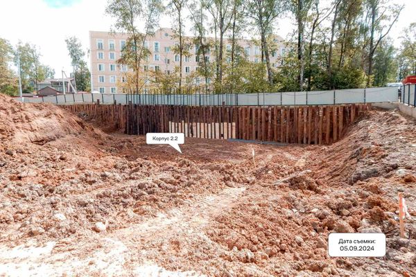 Ход строительства ЖК «Ольховый Квартал» за Сентябрь 2024 г., фото №2