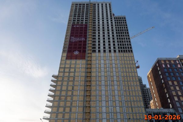 Ход строительства ЖК «Москворечье» за Январь 2026 г., фото №3