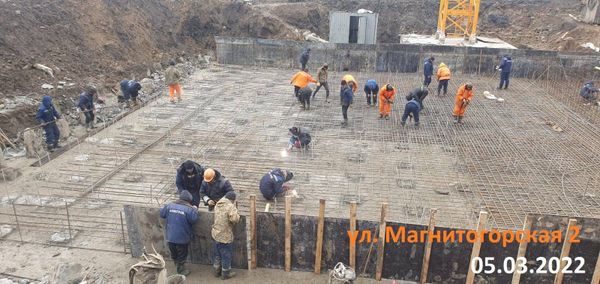 Ход строительства ЖК «Екатерининский» за Март 2022 г., фото №2