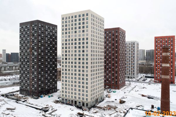 Ход строительства ЖК «Волжский парк» за Февраль 2023 г., фото №5