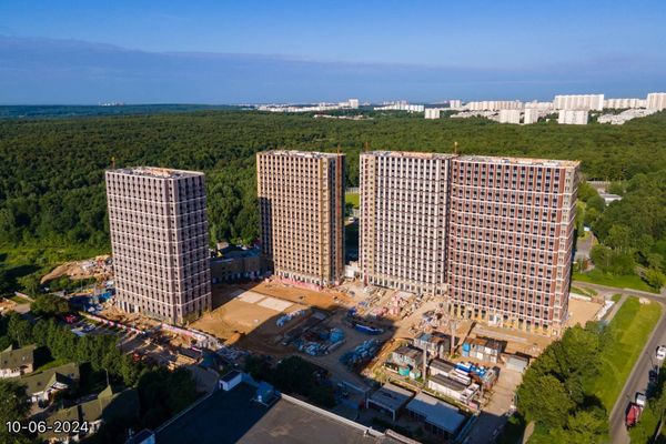 Ход строительства ЖК «Парксайд» за Июнь 2024 г., фото №3