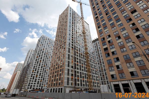 Ход строительства ЖК «Амурский парк» за Июль 2024 г., фото №2