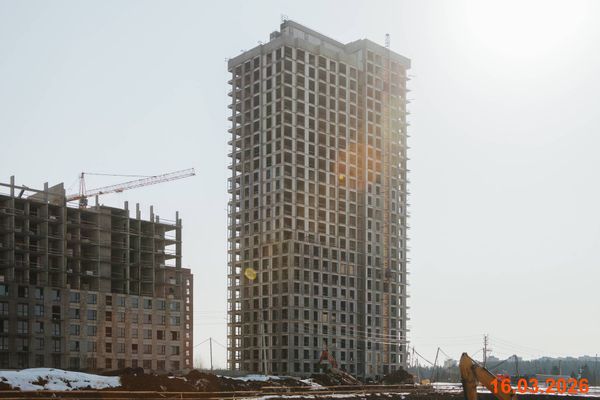 Ход строительства ЖК «Зелёный парк» за Март 2026 г., фото №5