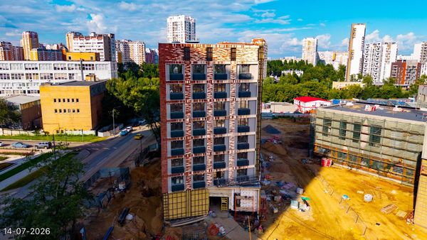 Ход строительства ЖК «Дмитровское небо» за Июль 2026 г., фото №2