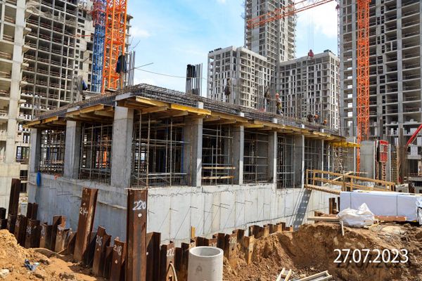 Ход строительства ЖК «Южные сады» за Июль 2023 г., фото №4
