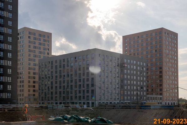 Ход строительства ЖК «Никольские луга» за Сентябрь 2023 г., фото №4
