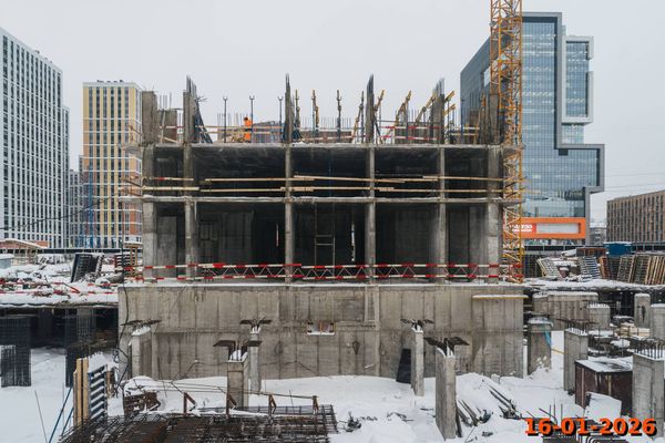 Ход строительства ЖК «Кронштадтский 9» за Январь 2026 г., фото №4