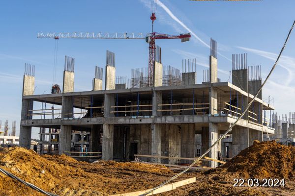 Ход строительства ЖК «Деснаречье» за Март 2024 г., фото №3