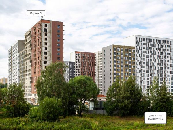 Ход строительства ЖК «Молжаниново» за Август 2023 г., фото №5