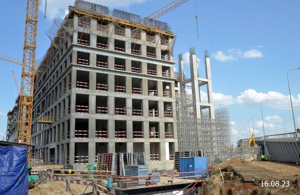 Ход строительства ЖК «Квартал Шагал» за Август 2023 г., фото №3