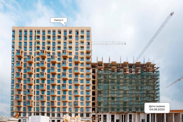 Ход строительства ЖК «Квартал Марьино» за Август 2025 г., фото №2