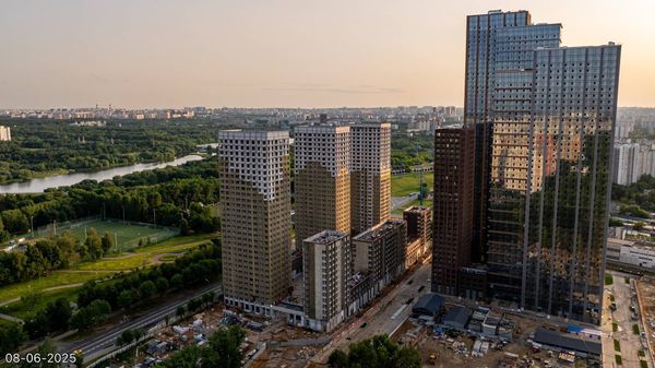 Ход строительства ЖК «Вейв» за Июнь 2025 г., фото №4