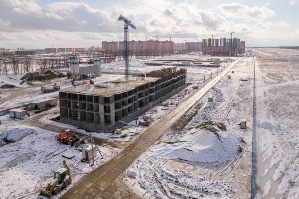 Ход строительства ЖК «Самолёт» за Январь 2022 г., фото №2