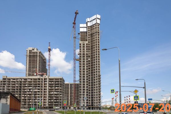 Ход строительства ЖК «Москворечье» за Июль 2025 г., фото №5