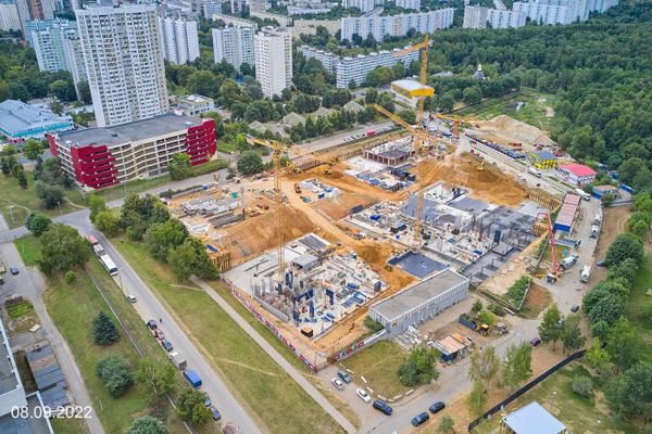 Ход строительства ЖК «Парксайд» за Сентябрь 2022 г., фото №2