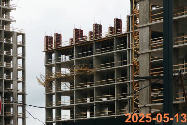 Ход строительства ЖК «Зелёный парк» за Май 2025 г., фото №2