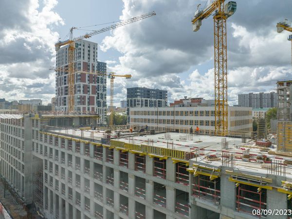 Ход строительства ЖК «Петровский парк II» за Сентябрь 2023 г., фото №3