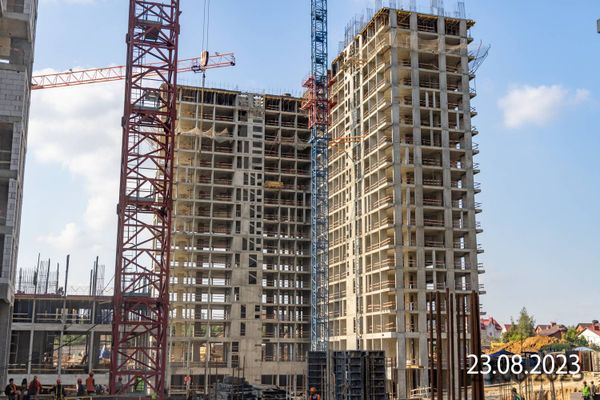 Ход строительства ЖК «Южные сады» за Август 2023 г., фото №3
