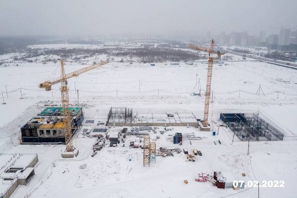Ход строительства ЖК «Никольские луга» за Февраль 2022 г., фото №4