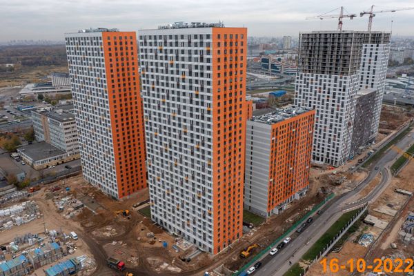 Ход строительства ЖК «Амурский парк» за Октябрь 2022 г., фото №5