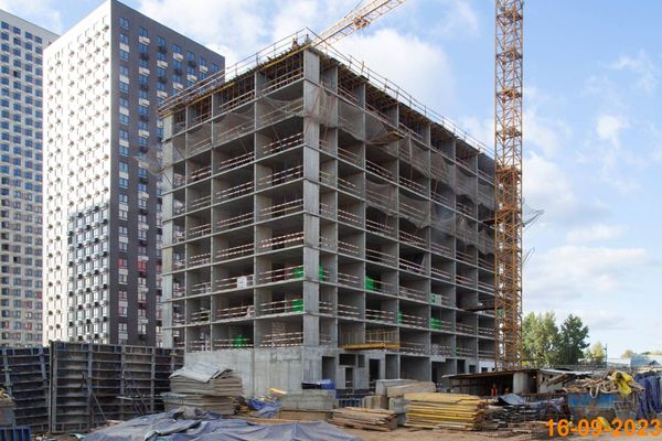 Ход строительства ЖК «Кавказский бульвар 51» за Сентябрь 2023 г., фото №5