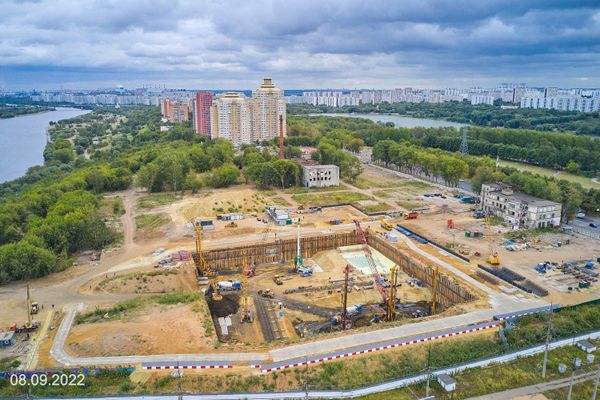 Ход строительства ЖК «Вейв» за Сентябрь 2022 г., фото №3