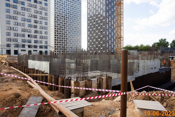Ход строительства ЖК «Кавказский бульвар 51» за Июнь 2023 г., фото №5