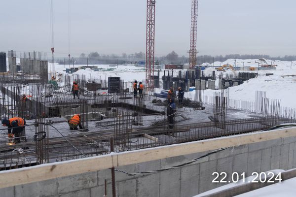 Ход строительства ЖК «Деснаречье» за Январь 2024 г., фото №2