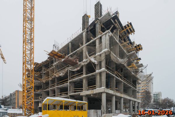 Ход строительства ЖК «Кронштадтский 9» за Январь 2026 г., фото №2