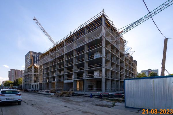 Ход строительства ЖК «Юнино» за Август 2023 г., фото №5