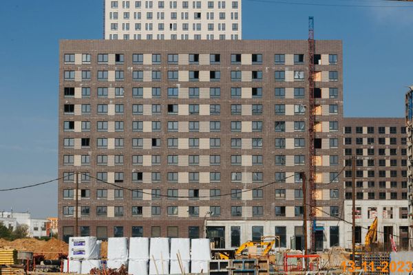 Ход строительства ЖК «Зелёный парк» за Июль 2023 г., фото №5