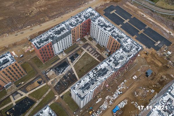 Ход строительства ЖК «Середневский лес» за Ноябрь 2021 г., фото №4