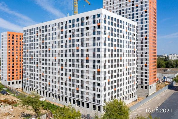 Ход строительства ЖК «Амурский парк» за Август 2021 г., фото №5