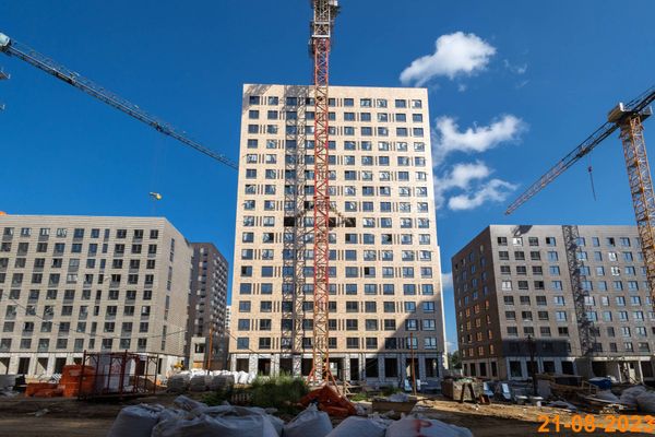 Ход строительства ЖК «Никольские луга» за Август 2023 г., фото №3