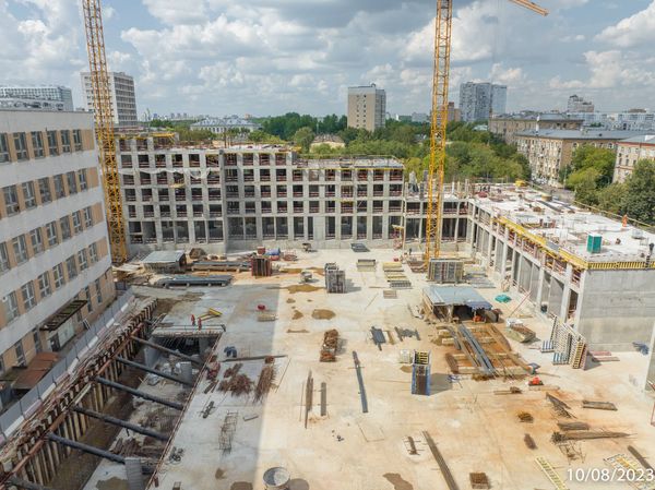 Ход строительства ЖК «Петровский парк II» за Август 2023 г., фото №2