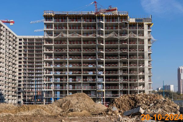 Ход строительства ЖК «Москворечье» за Октябрь 2024 г., фото №2