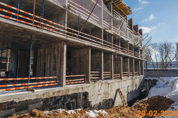 Ход строительства ЖК «Кутузовский квартал» за Февраль 2024 г., фото №4
