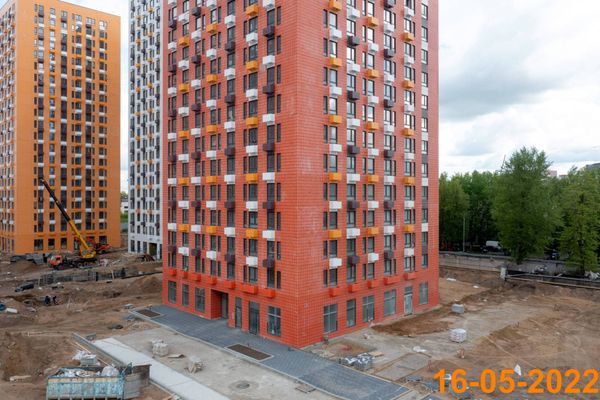 Ход строительства ЖК «Волжский парк» за Май 2022 г., фото №3