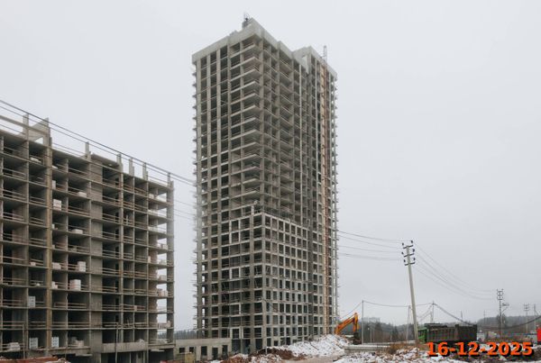 Ход строительства ЖК «Зелёный парк» за Декабрь 2025 г., фото №2