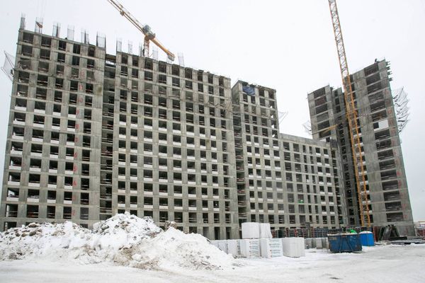 Ход строительства ЖК «Квартал Румянцево» за Февраль 2023 г., фото №2